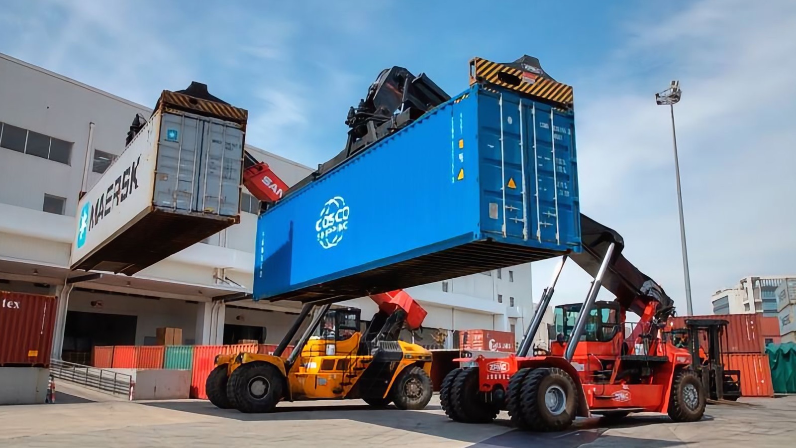 Finished goods loaded for shipment after a passed inspection
