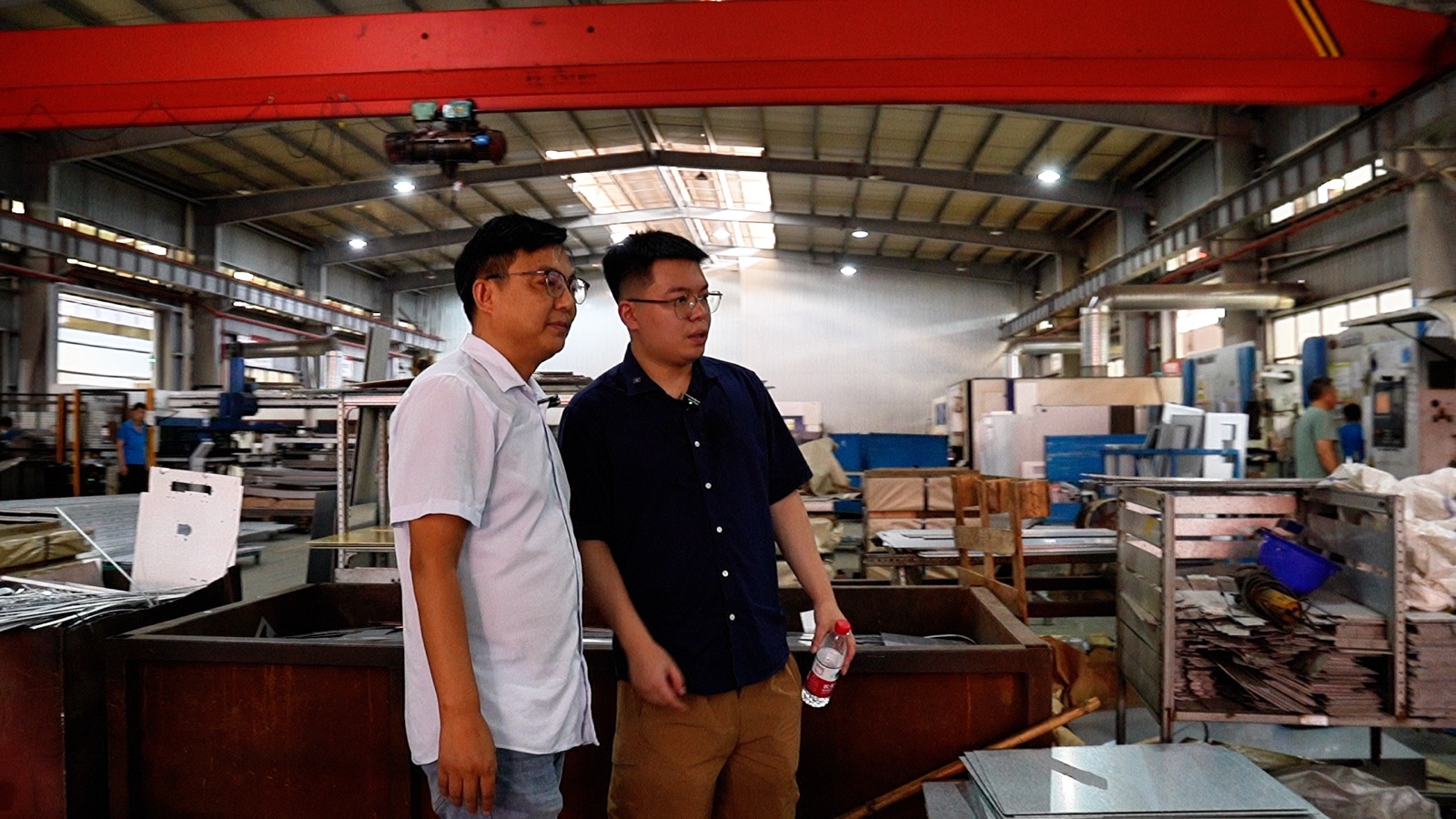 The Rich Bee founder verifying a supplier on-site in China